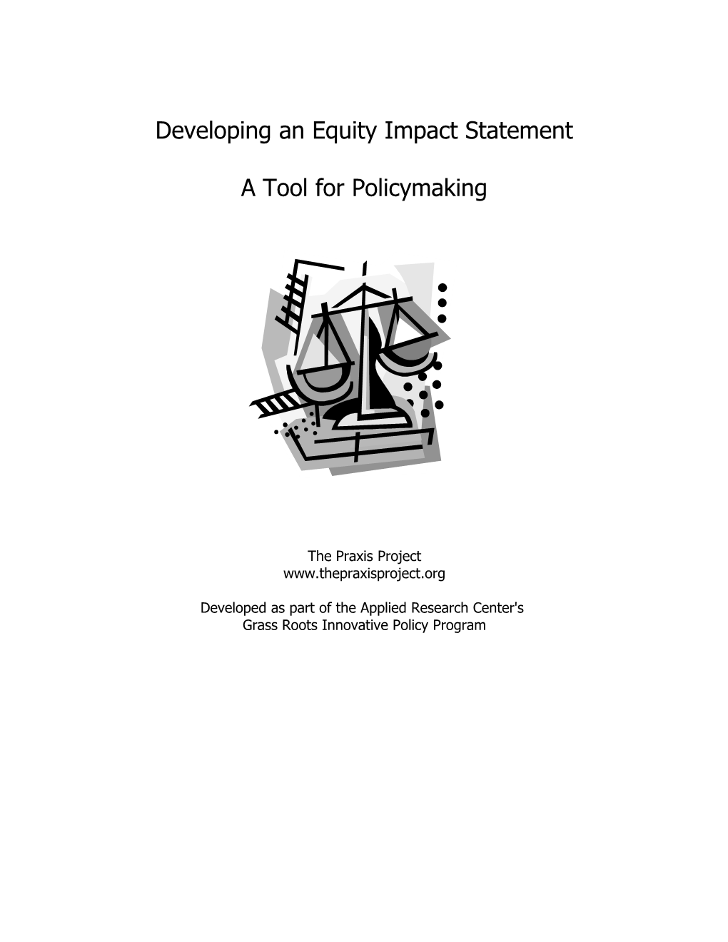 Developing an Equity Impact Statement