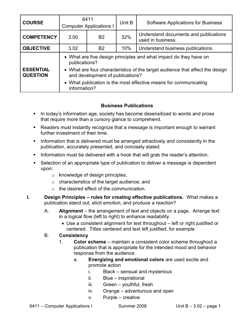 Basic Word Processing Concepts and Functions Worksheet