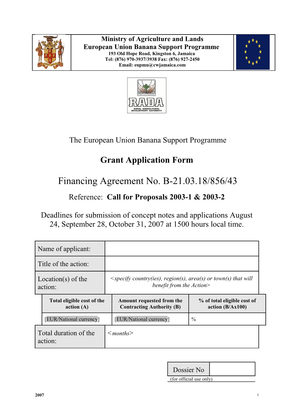 The European Union Banana Support Programme