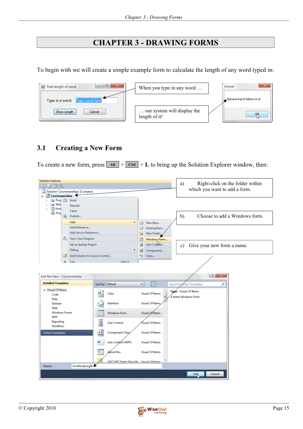 Chapter 3 - Drawing Forms