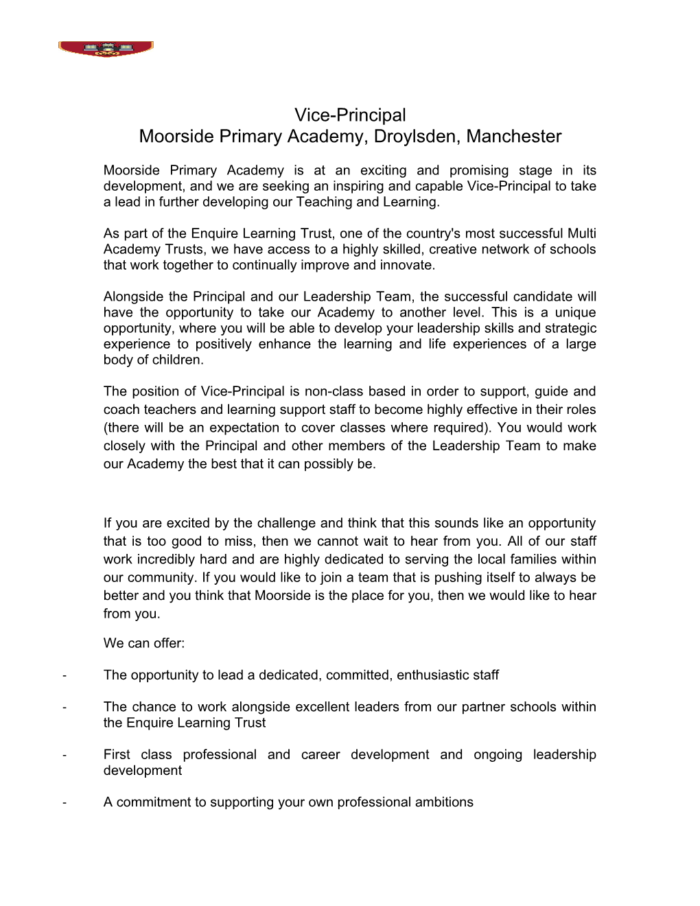 Moorside Primary Academy, Droylsden, Manchester