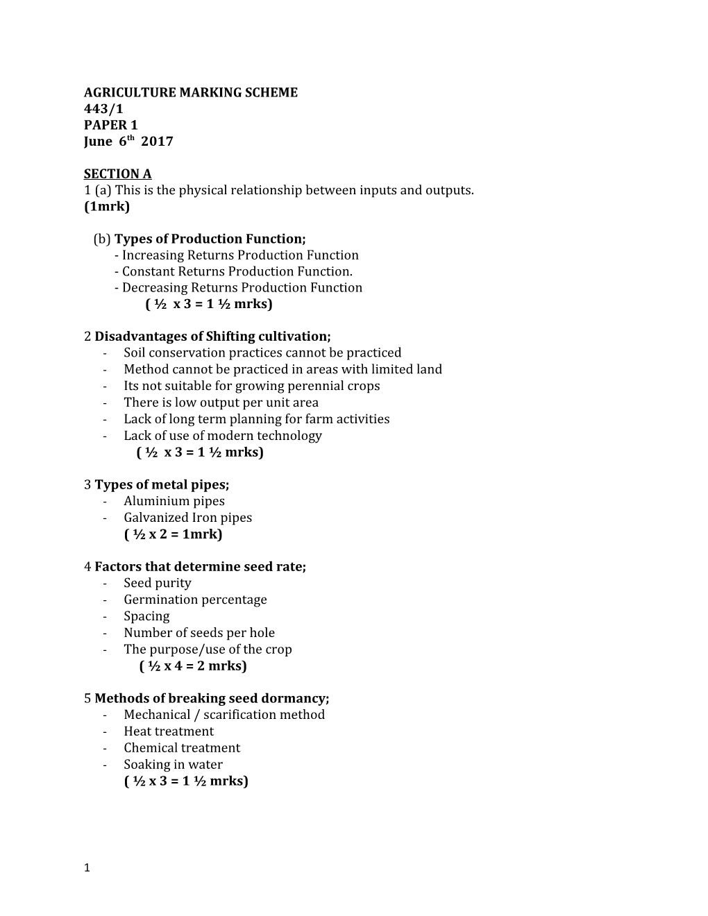 1 (A) This Is the Physical Relationship Between Inputs and Outputs. (1Mrk)