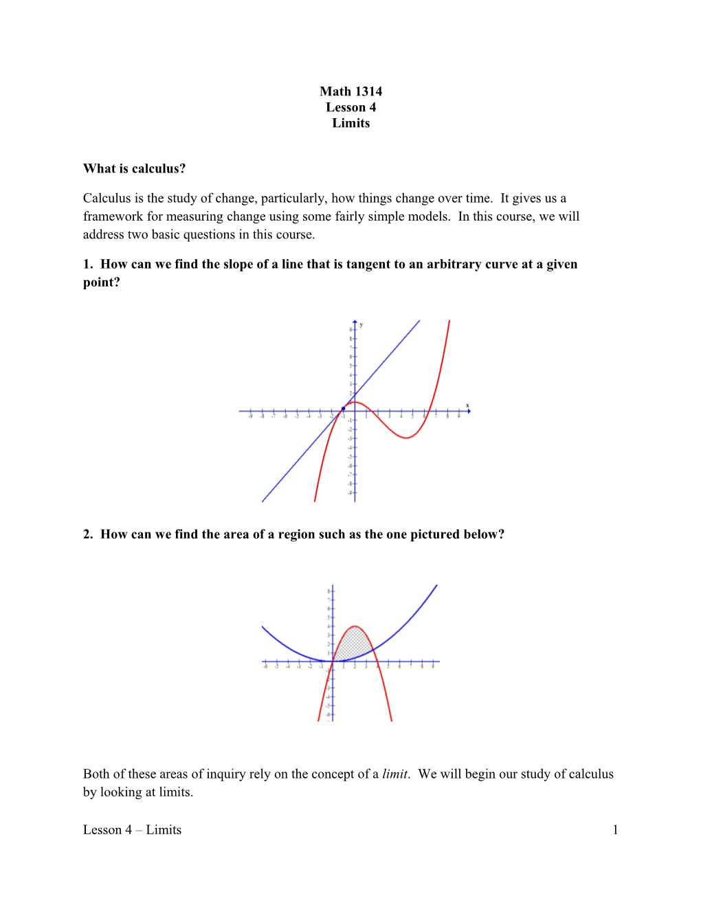 What Is Calculus?