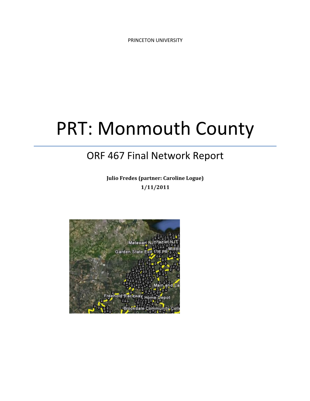 PRT: Monmouth County
