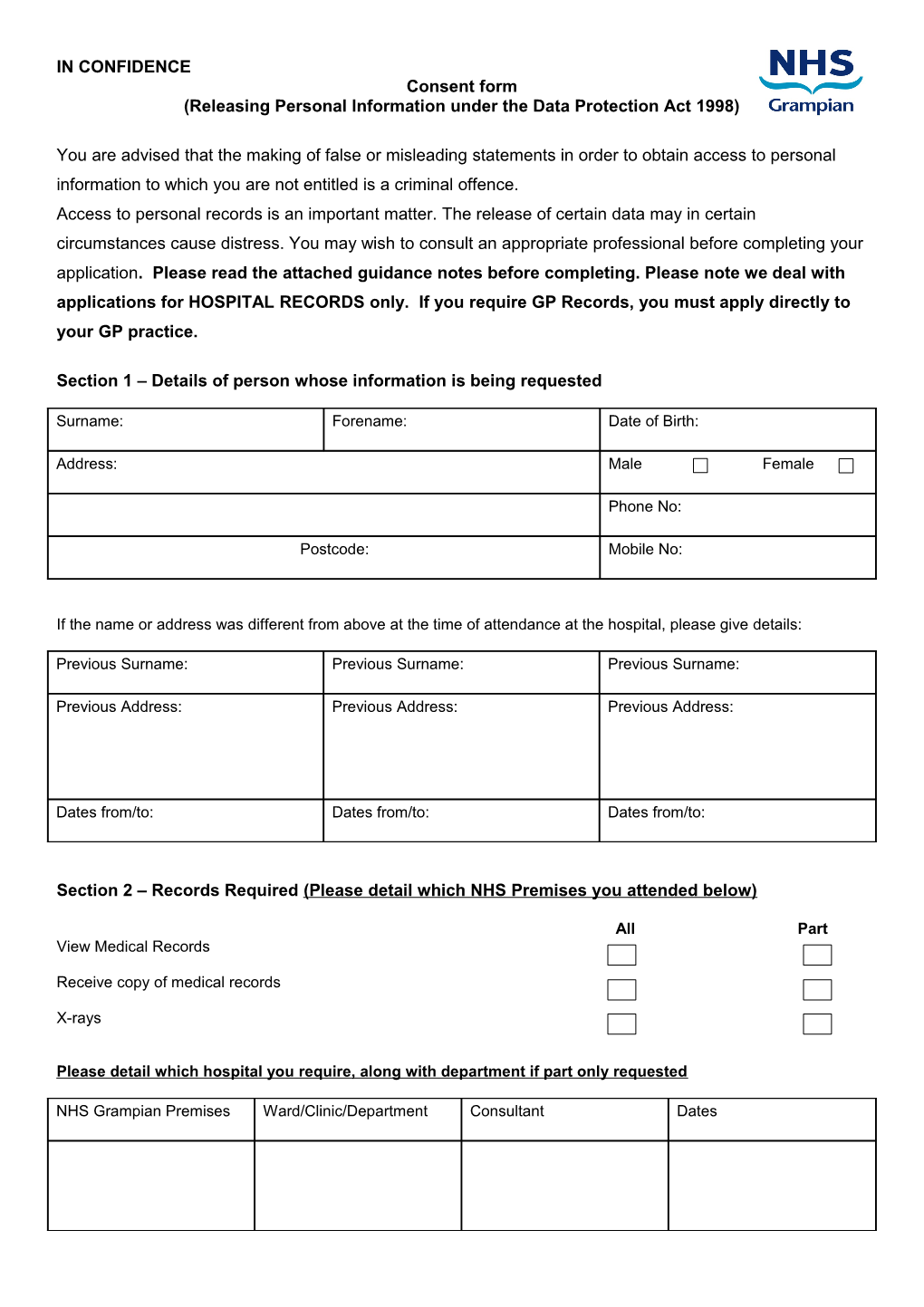 Accessing Medical Records - Patient