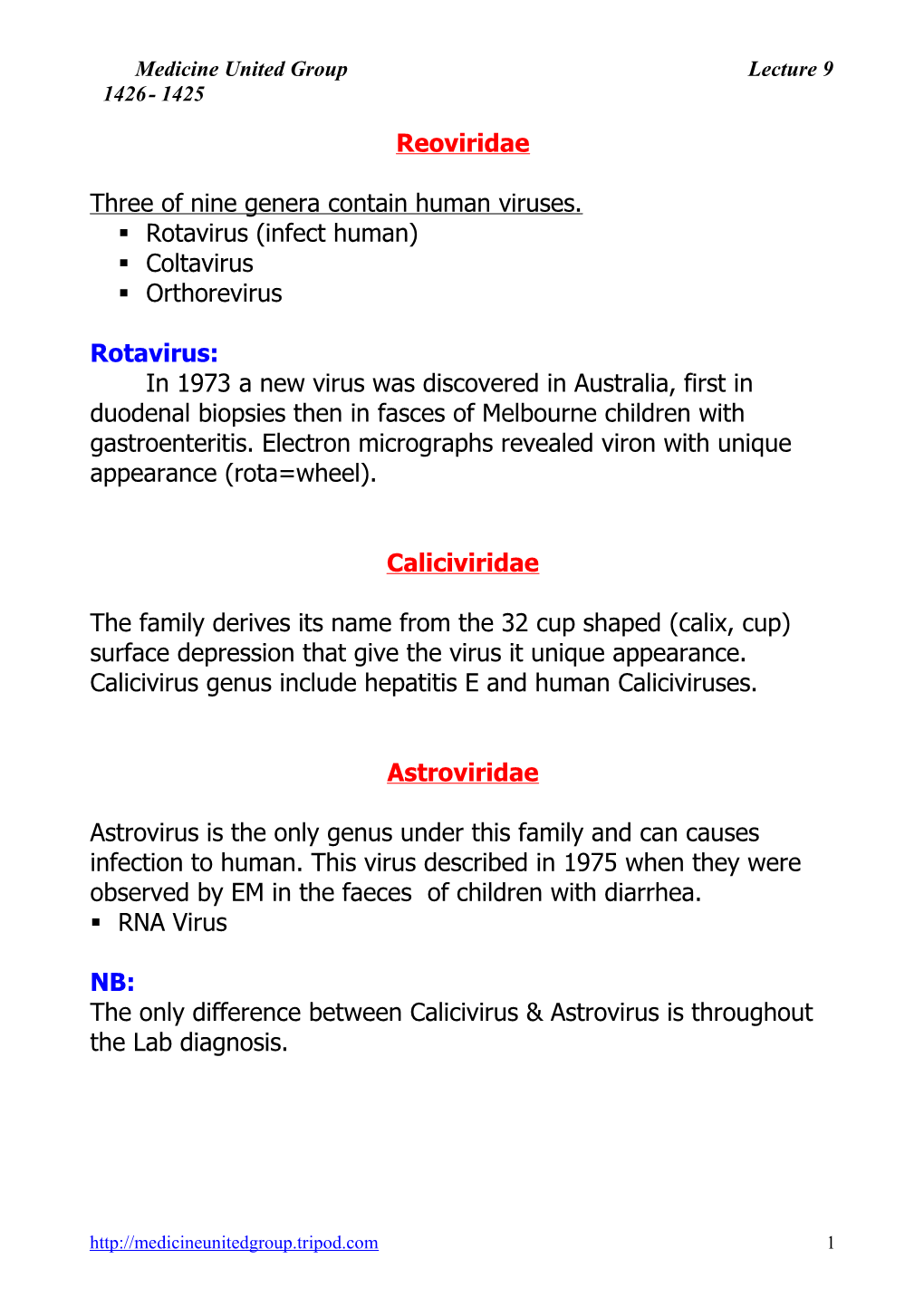 Lecture 9Medicine United Group