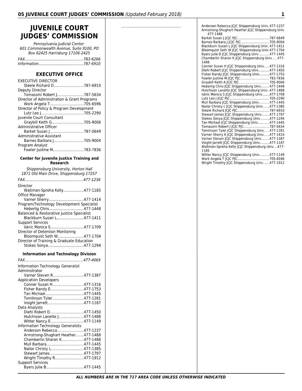 Juvenile Court Judges Commission