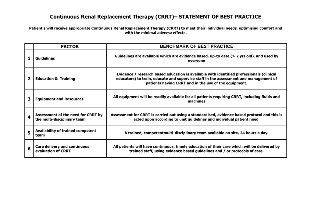 Factor 1 - Guidlines : Guidelines Should Be Less Than 2 Yrs Old: They Must Be Evidence/Research