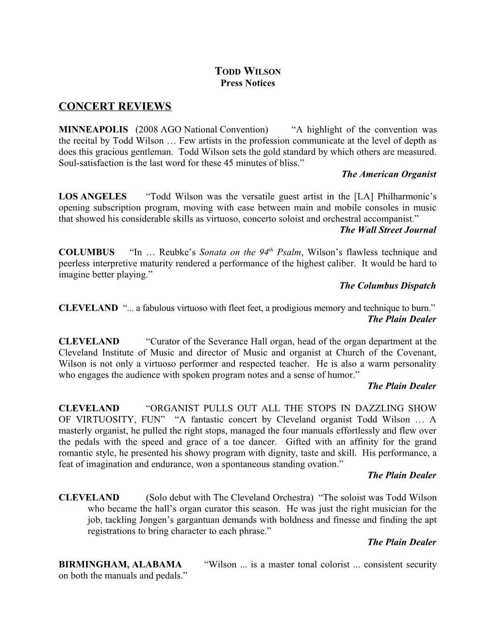 Press Notices, Page 1