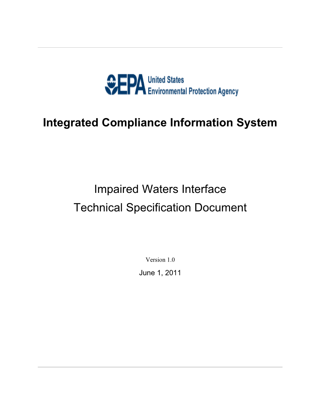 Integrated Compliance Information System