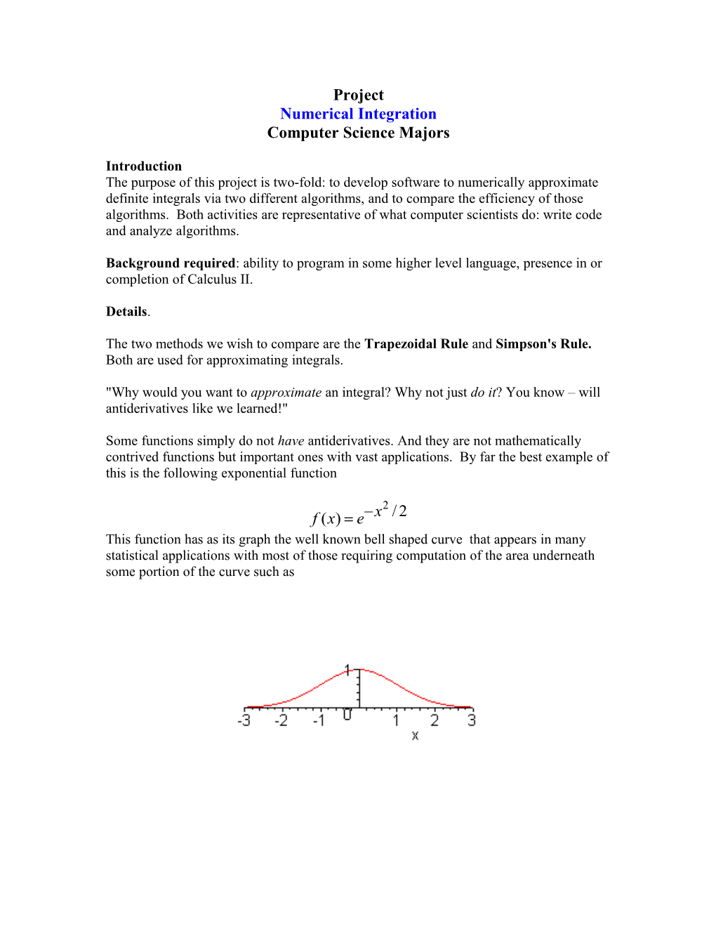 Numerical Integration