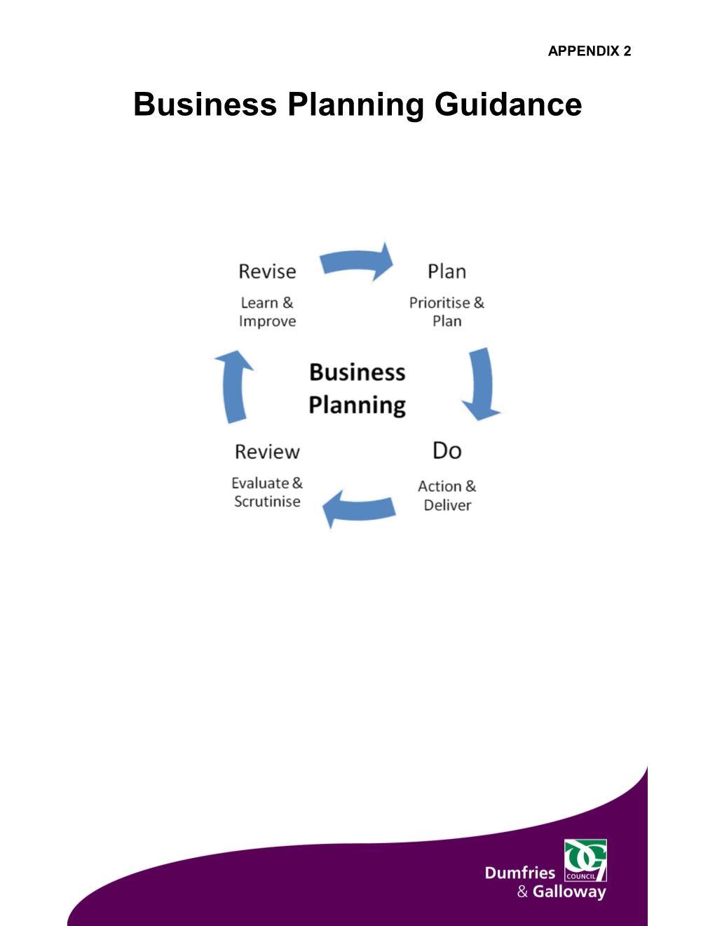 Business Planning Guidance