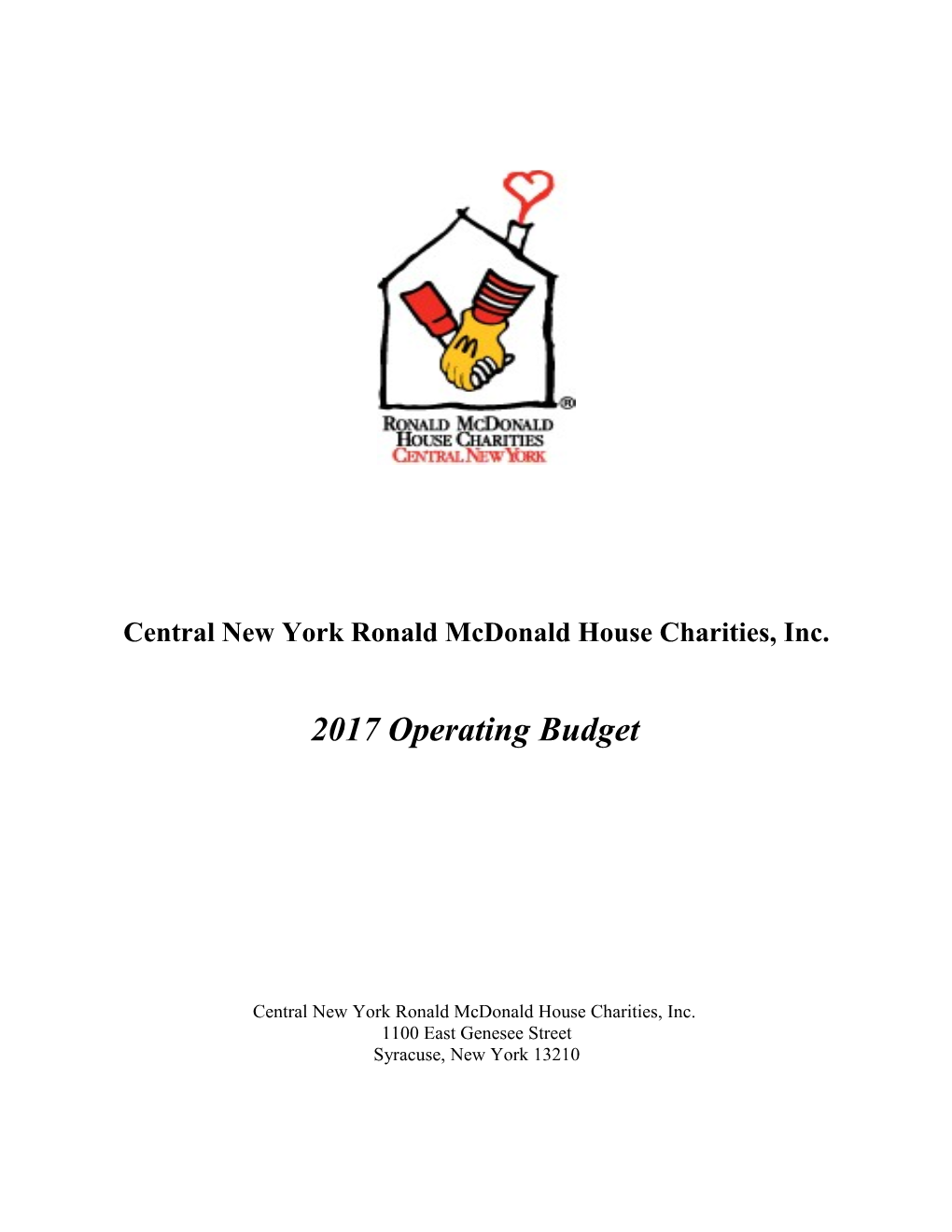 Central New York Ronald Mcdonald House Charities, Inc