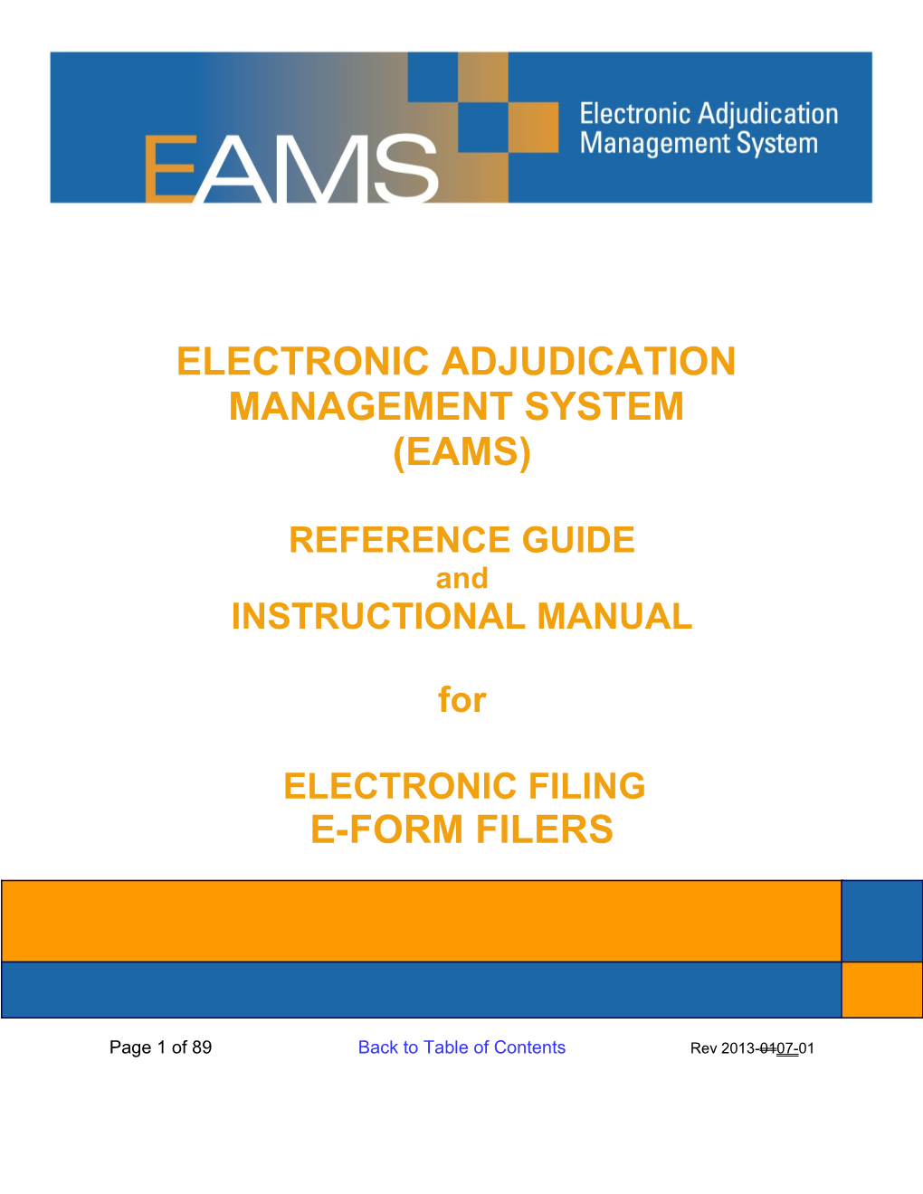 Electronic Adjudication