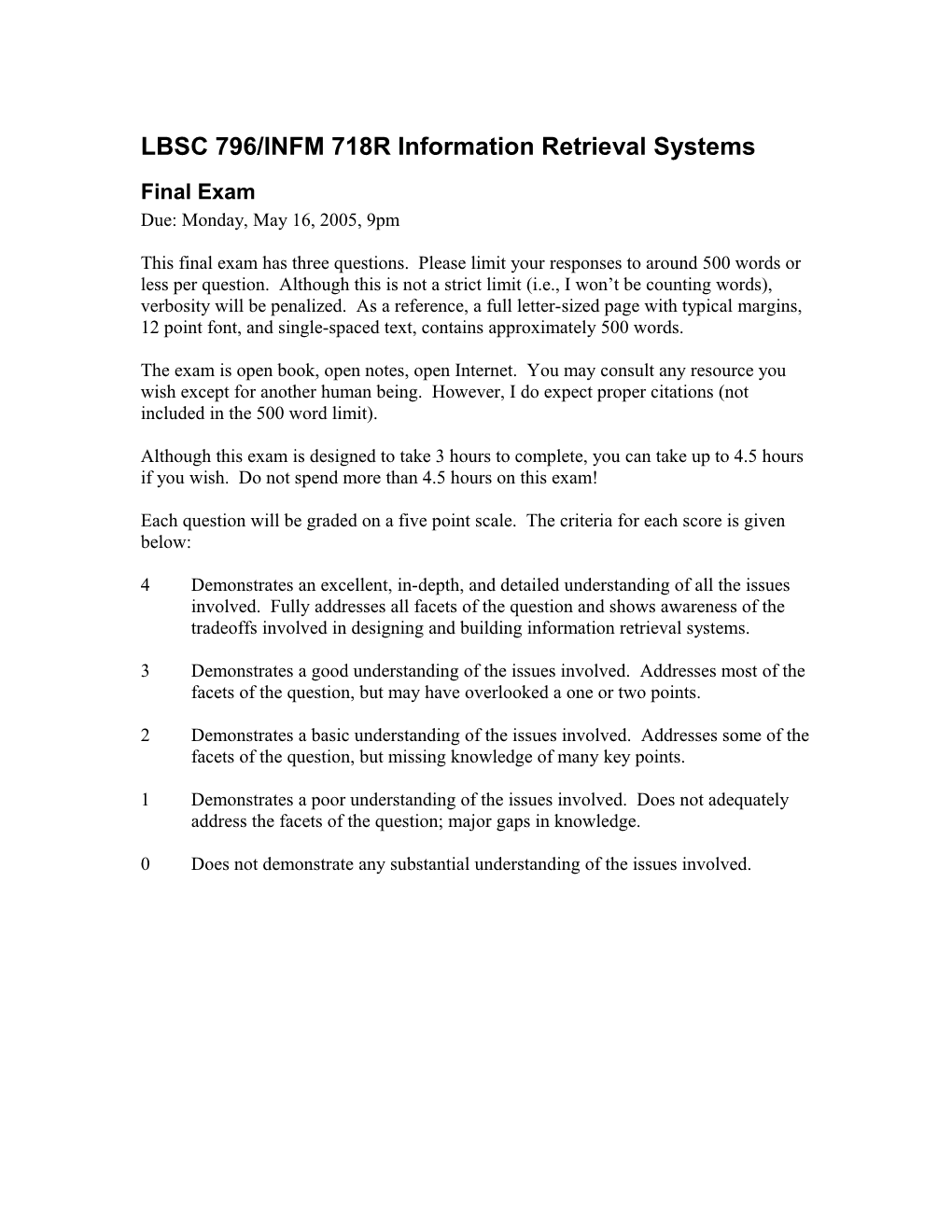 LBSC 796/INFM 718R Information Retrieval Systems