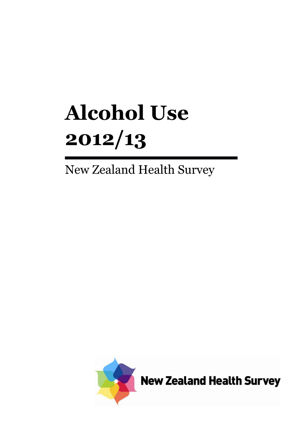 Alcohol Use 2012/13 New Zealand Health Survey