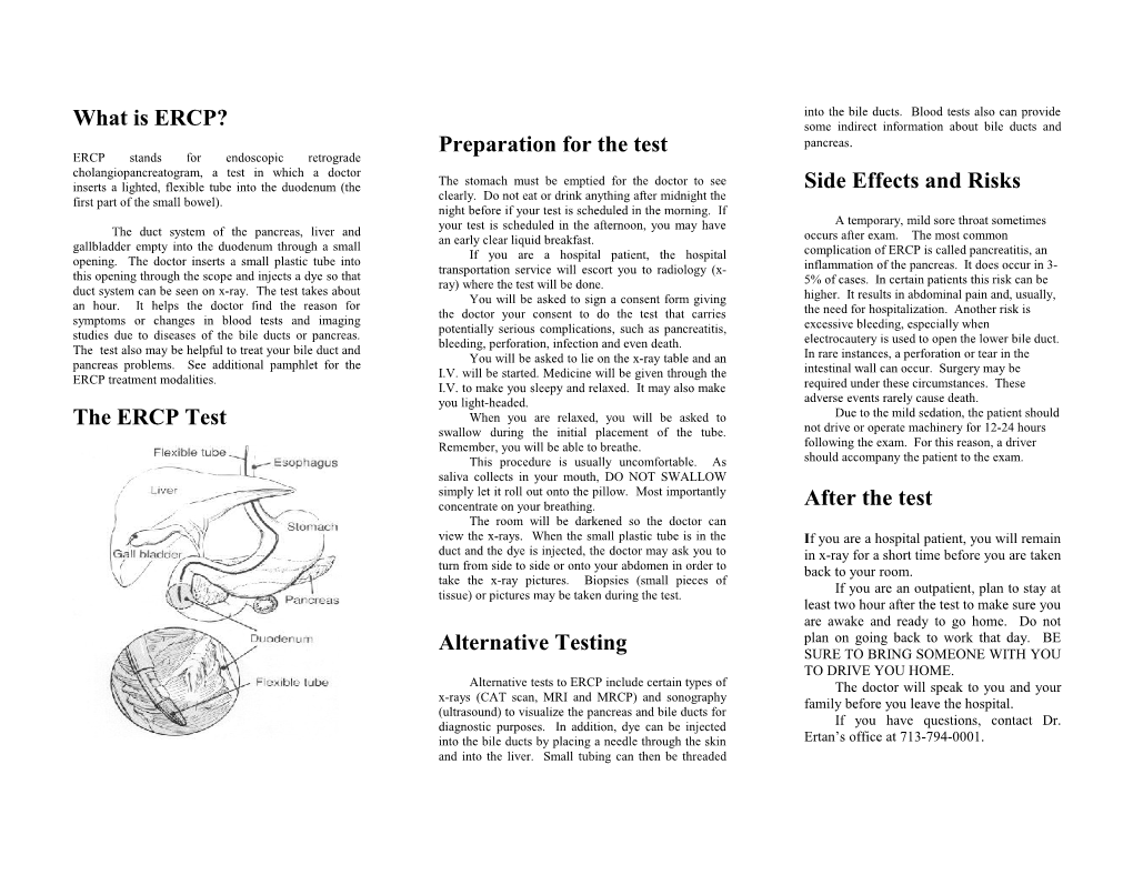 What Is ERCP