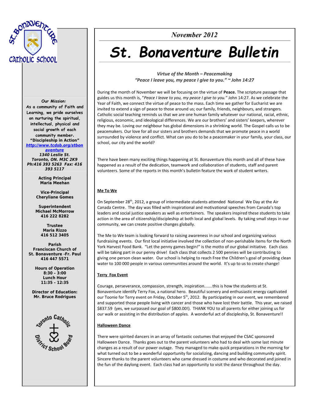 November 2012 Bulletin Final Draft for Portal