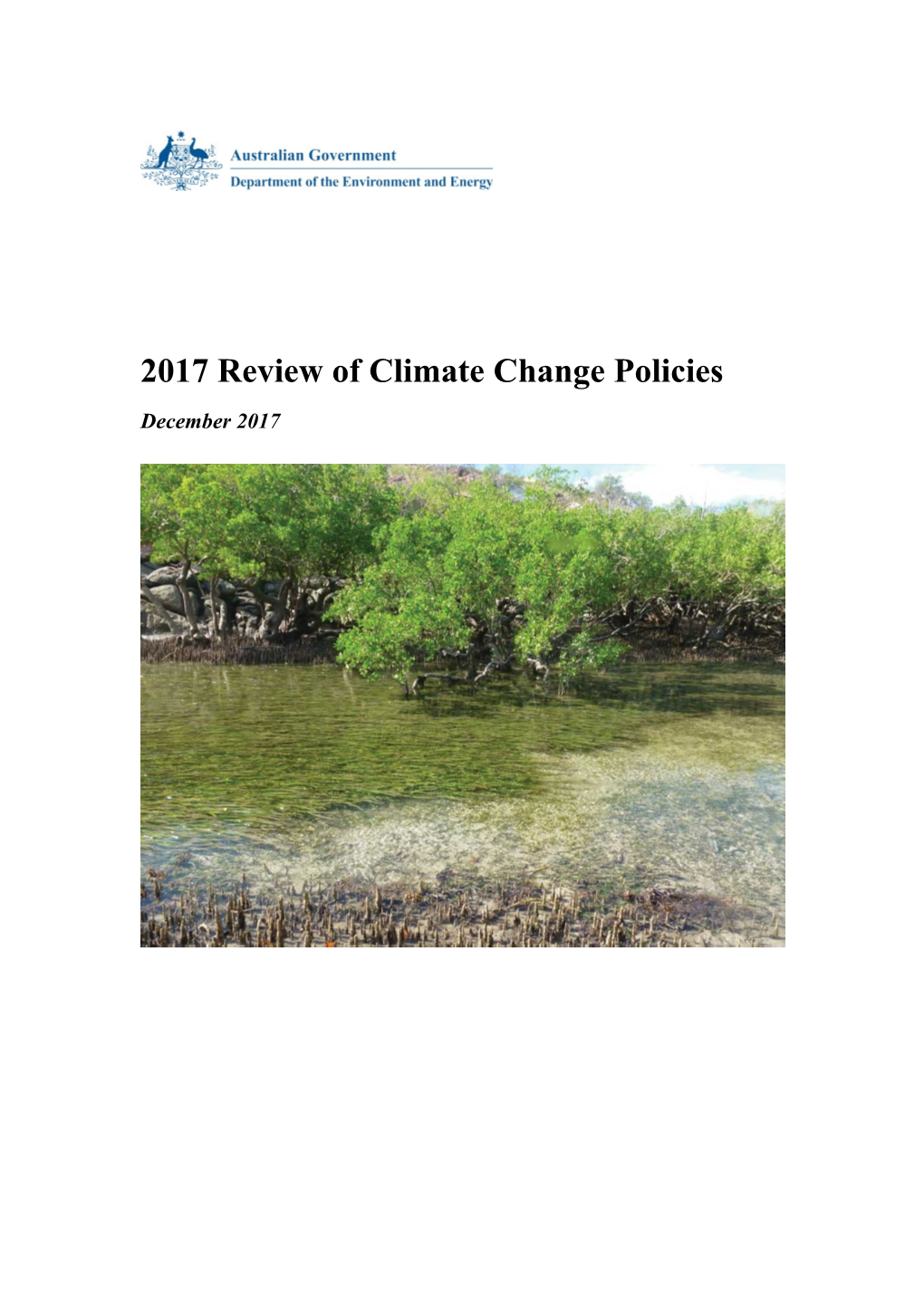 2017 Review of Climate Change Policies