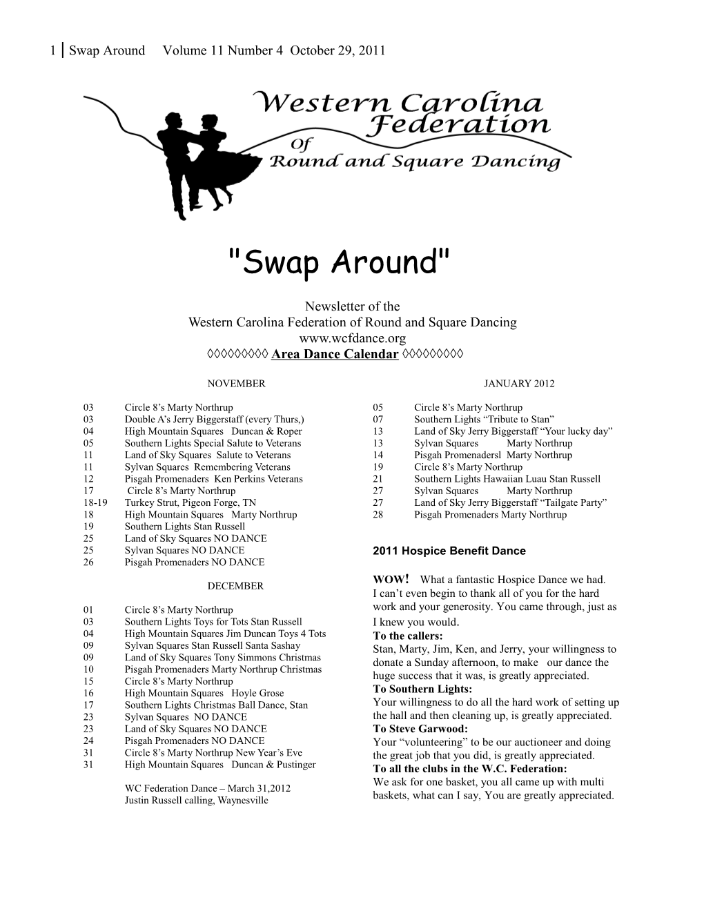 Western Carolina Federation of Round and Square Dancing
