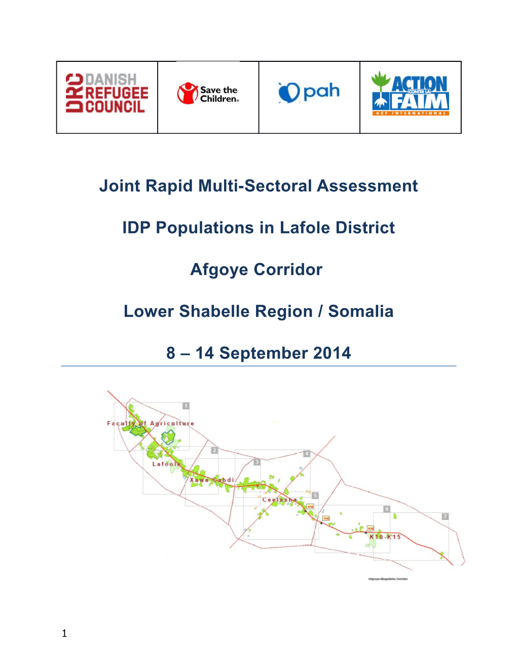 Joint Rapid Multi-Sectoral Assessment