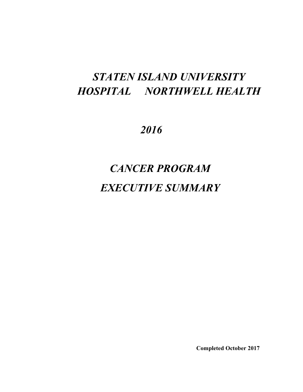 Staten Island University Hospital Northwell Health