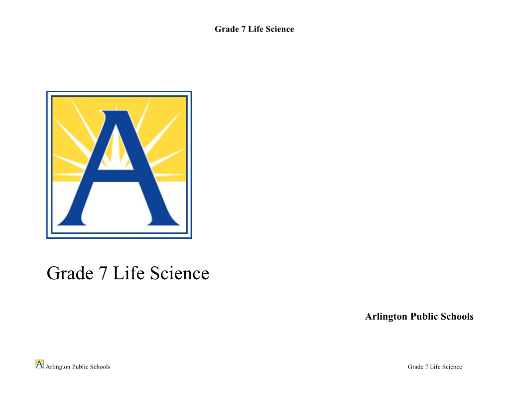 Grade 7 Life Science