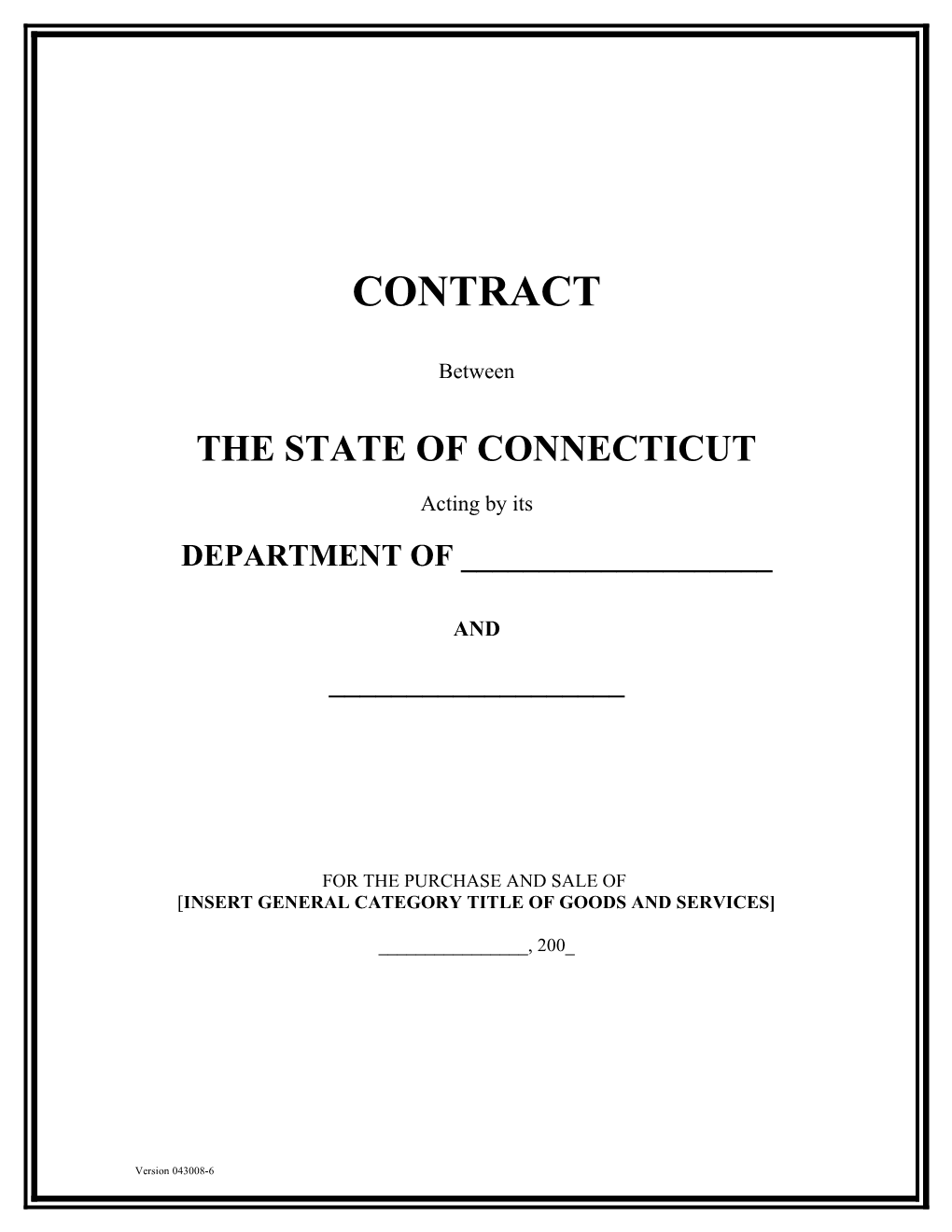 The State of Connecticut