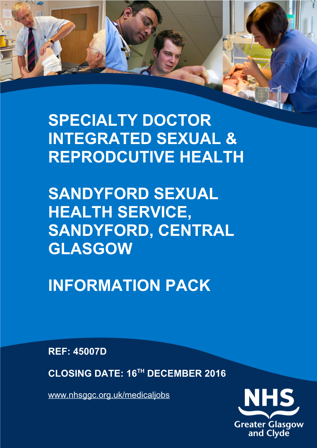 SPECIALTY DOCTOR Integrated Sexual & Reprodcutive Health