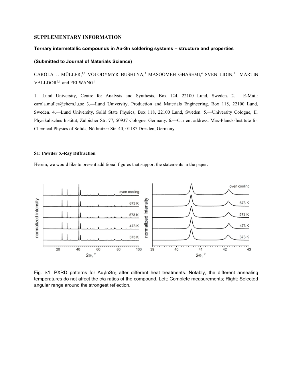 Ternary Intermetallic Compounds in Au-Sn Soldering Systems Structure and Properties