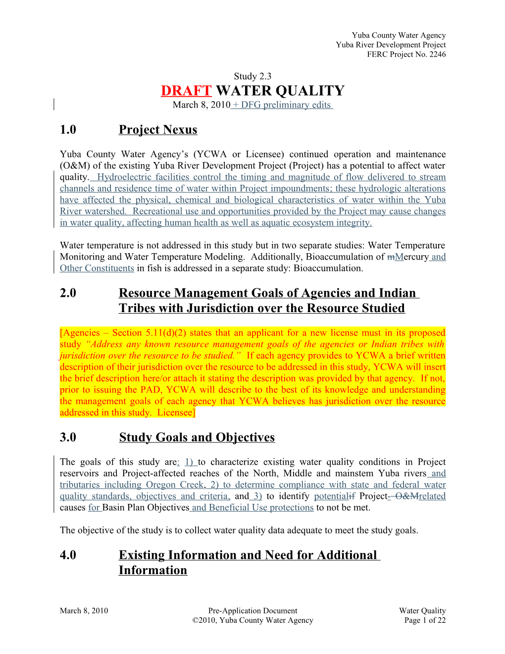 Study 02-03 - Water Quality