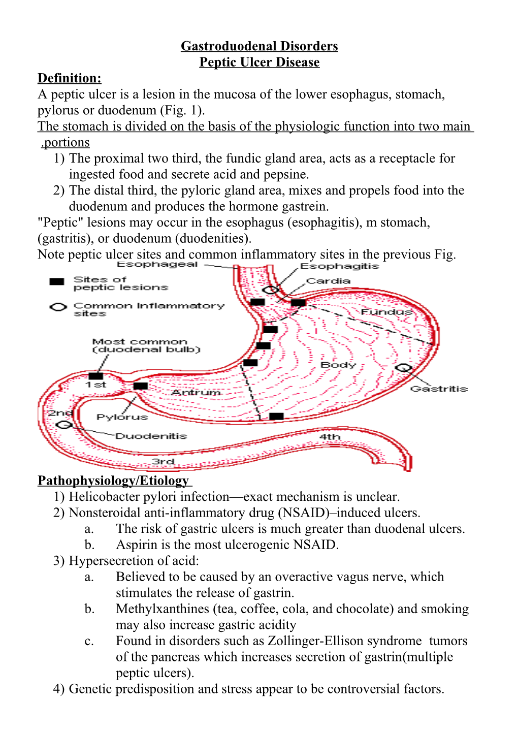 Gastroduodenal Disorders