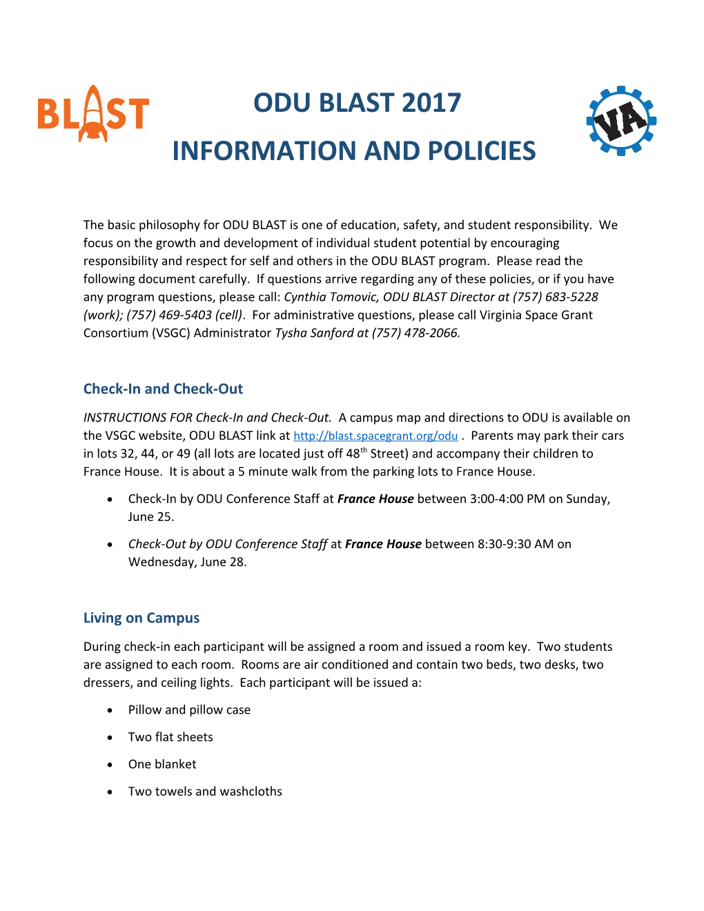 Information and Policies