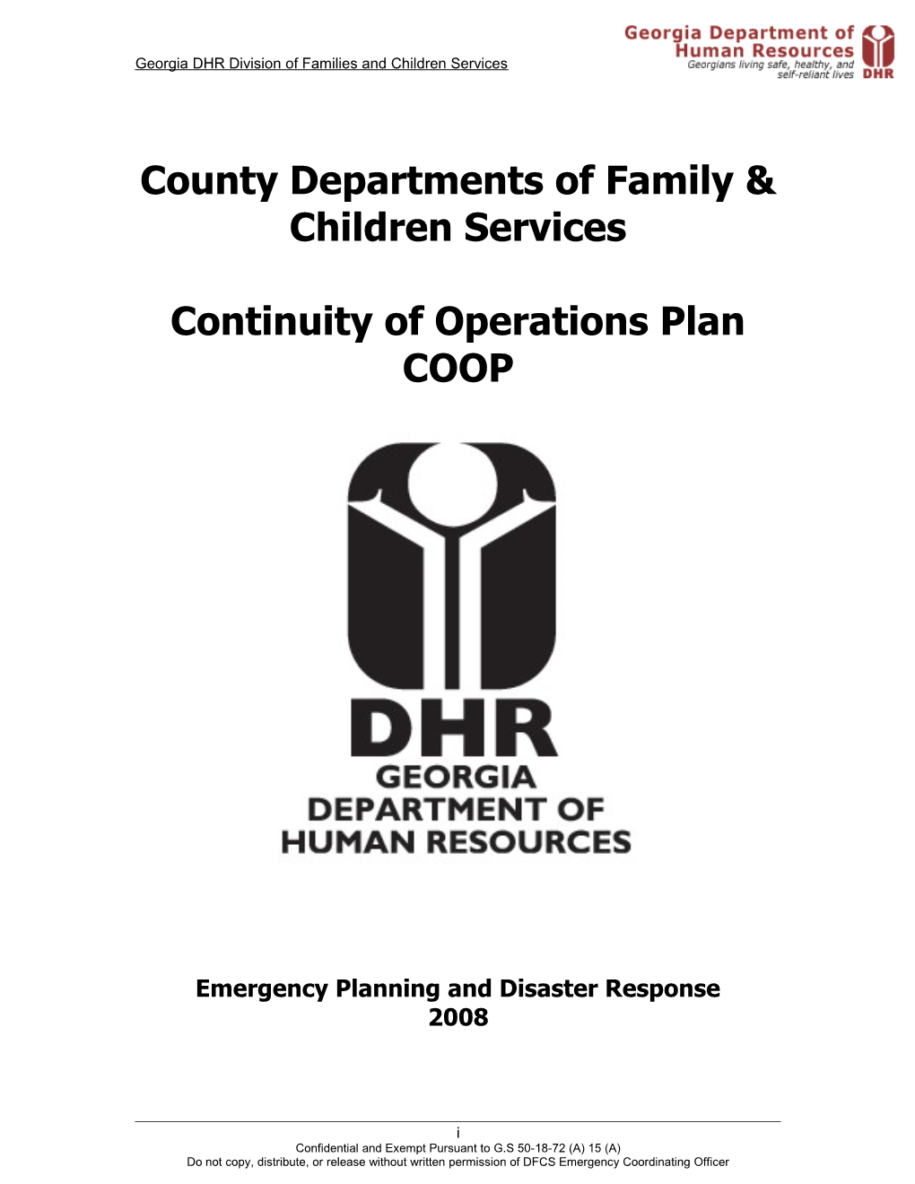 County Departments of Family & Children Services