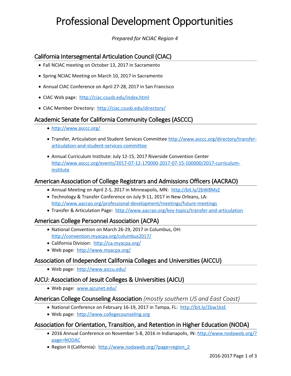 California Intersegmental Articulation Council (CIAC)