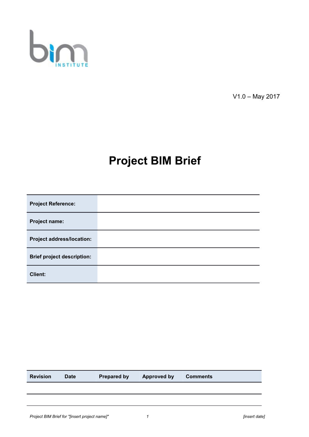 Project Bim Brief