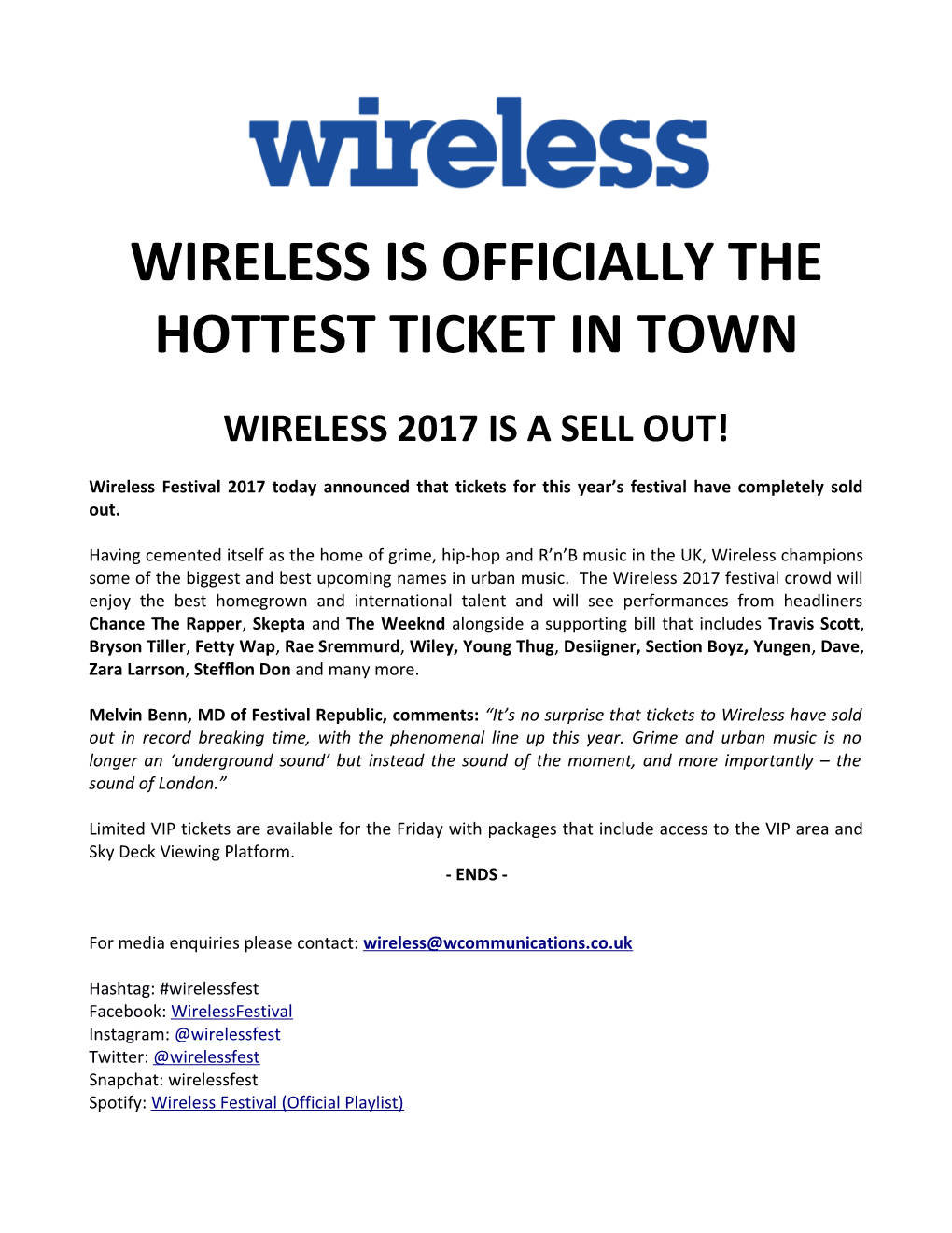 Wireless Is Officially the Hottest Ticket in Town