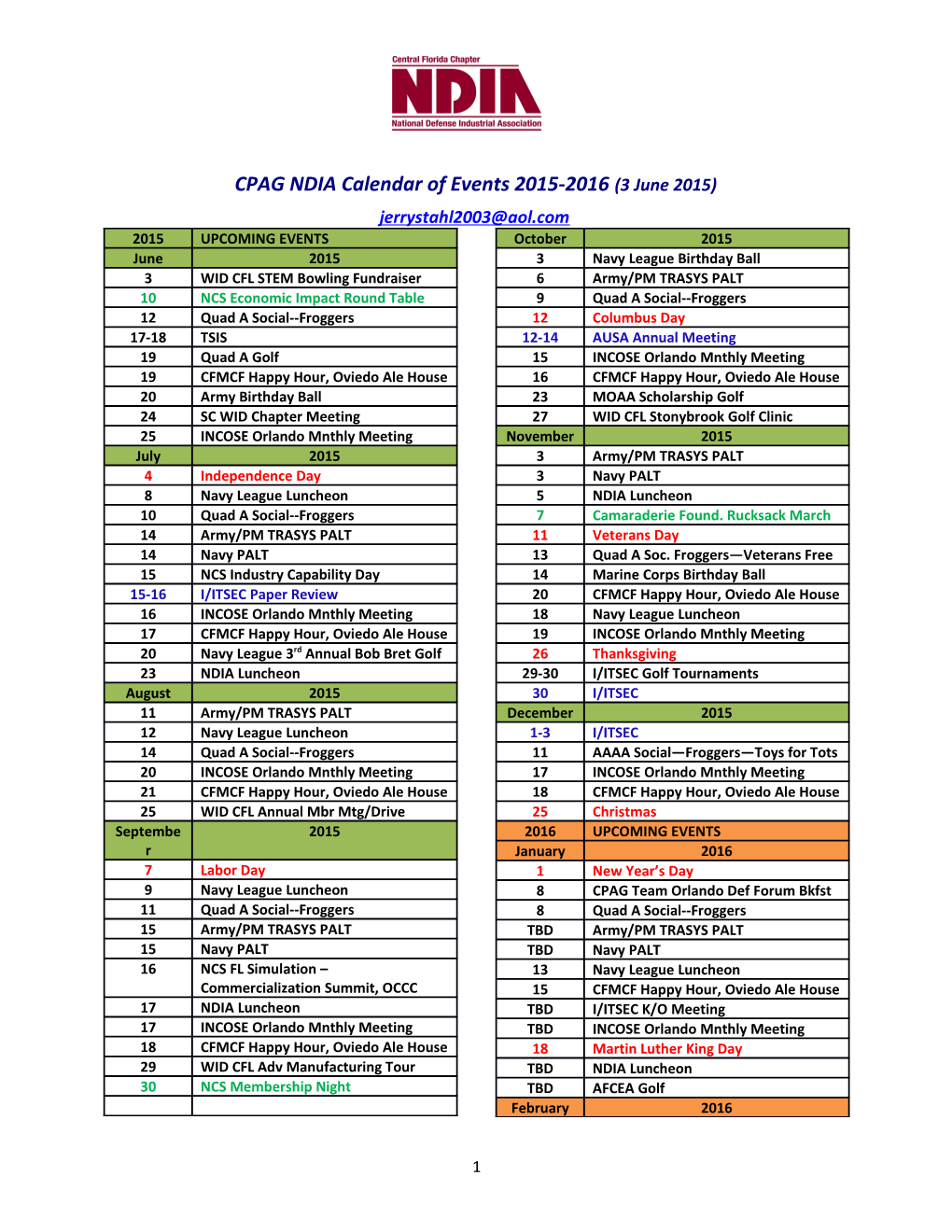 CPAG NDIA Calendar of Events 2015-2016(3June 2015)