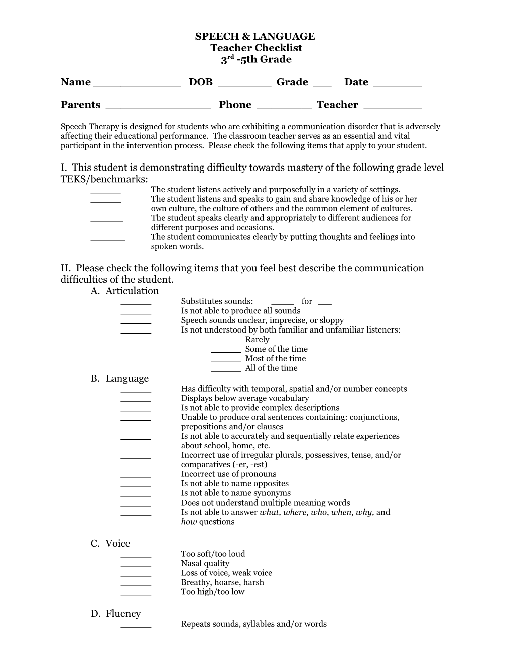 Name DOB Grade Date