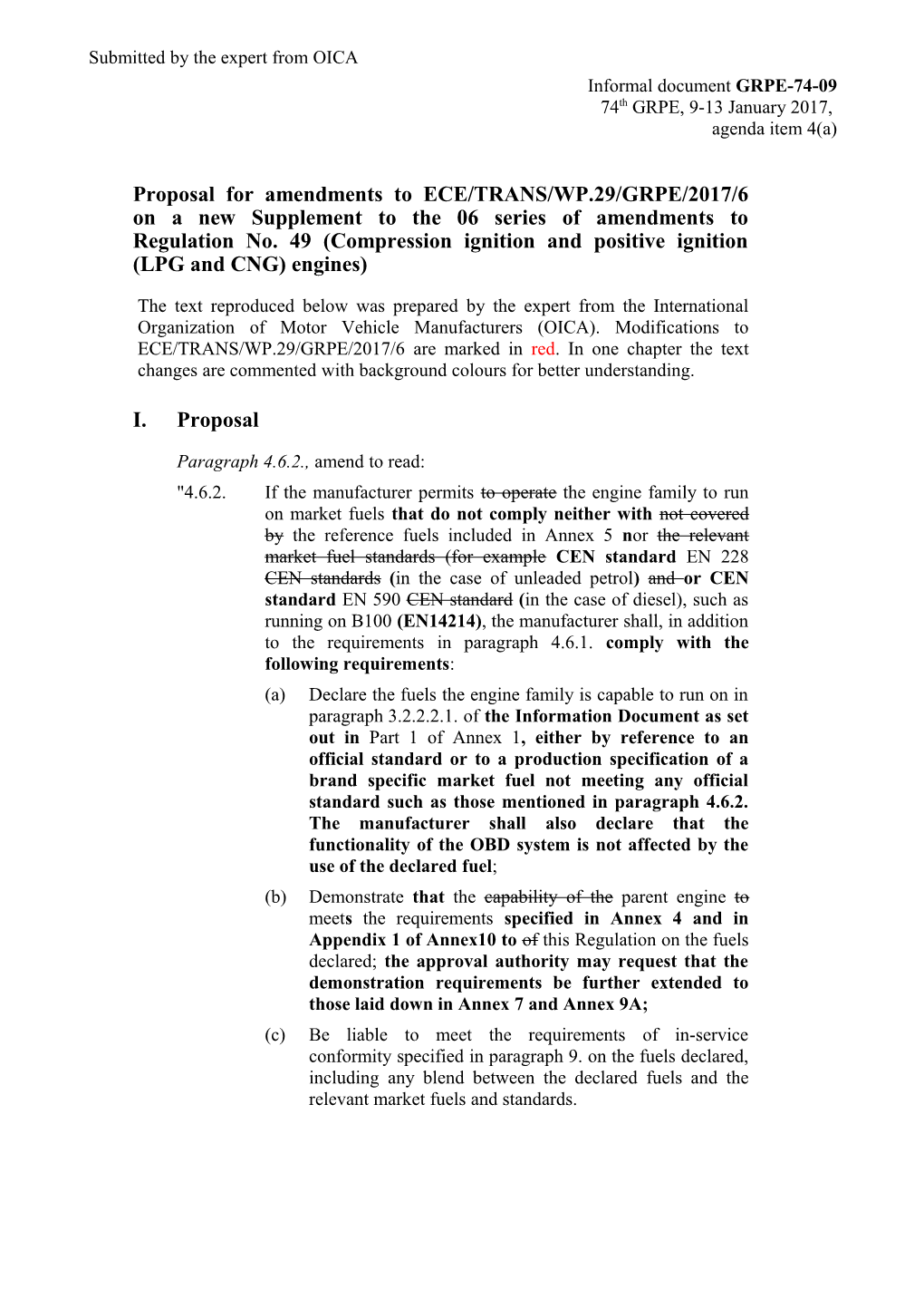 Proposal for Amendments to ECE/TRANS/WP.29/GRPE/2017/6 on a New Supplement to the 06 Series