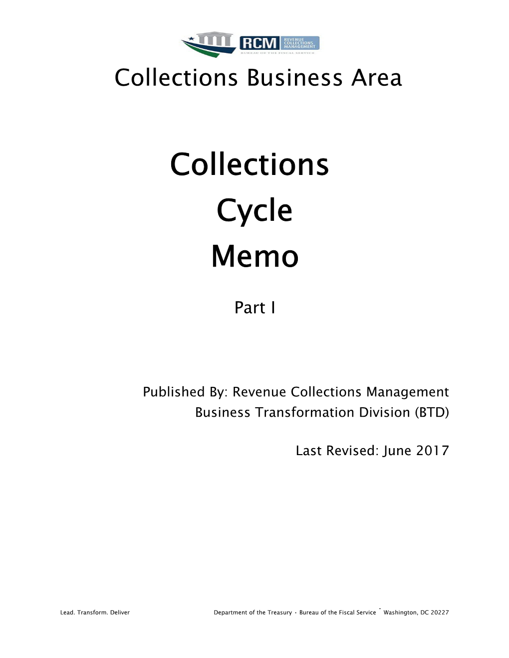 What Is the Collections Reference Manual