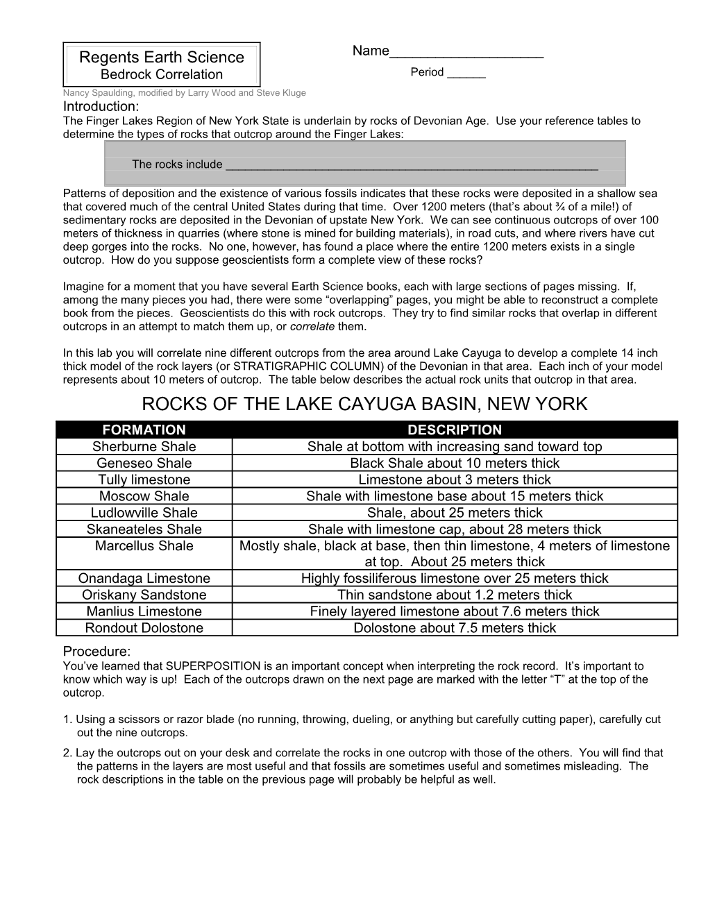 Regents Earth Science