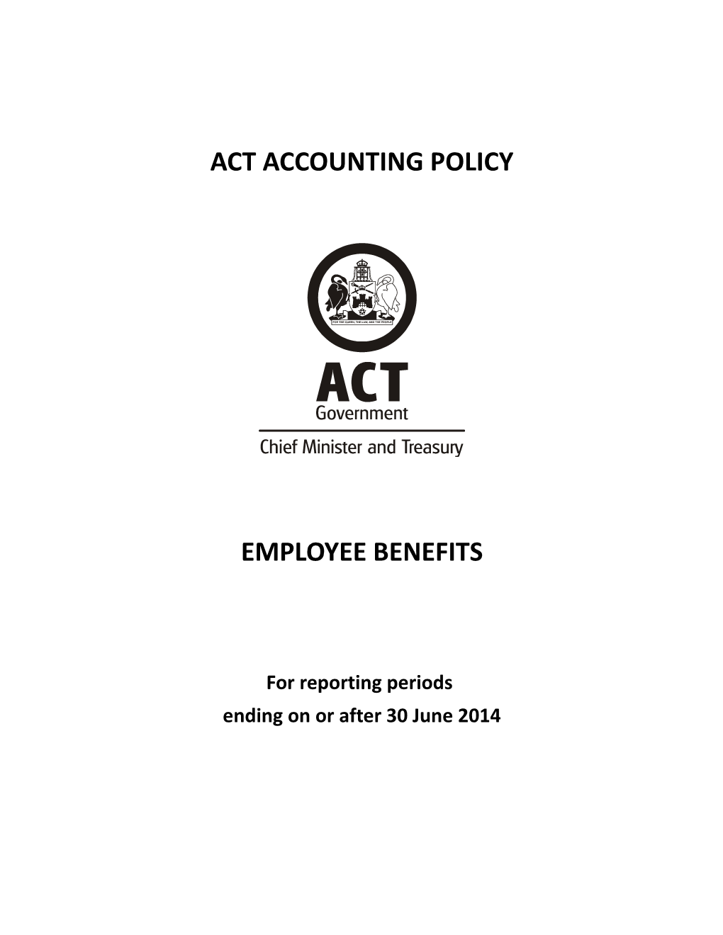 Act Accounting Policy