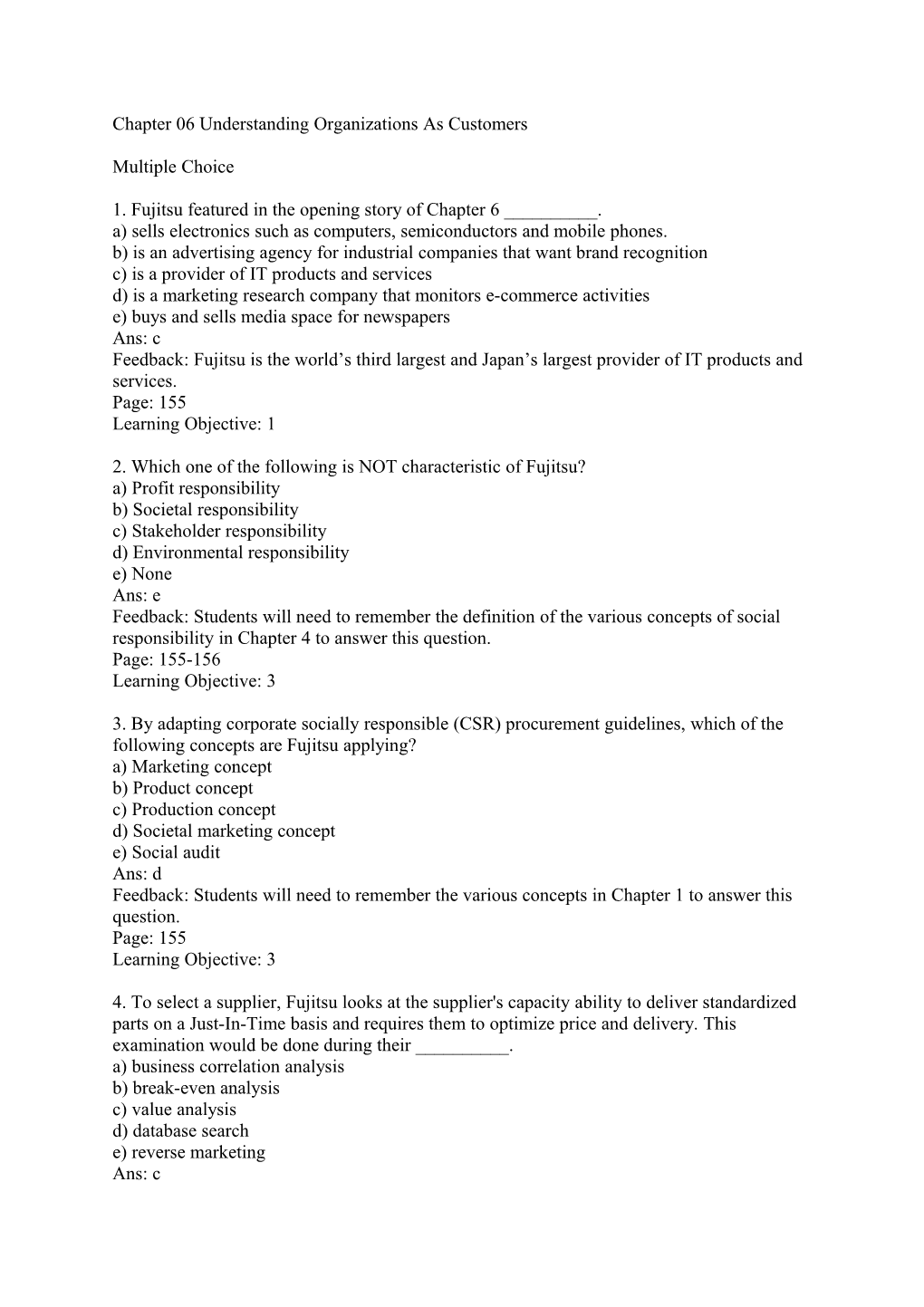 Chapter 06 Understanding Organizations As Customers