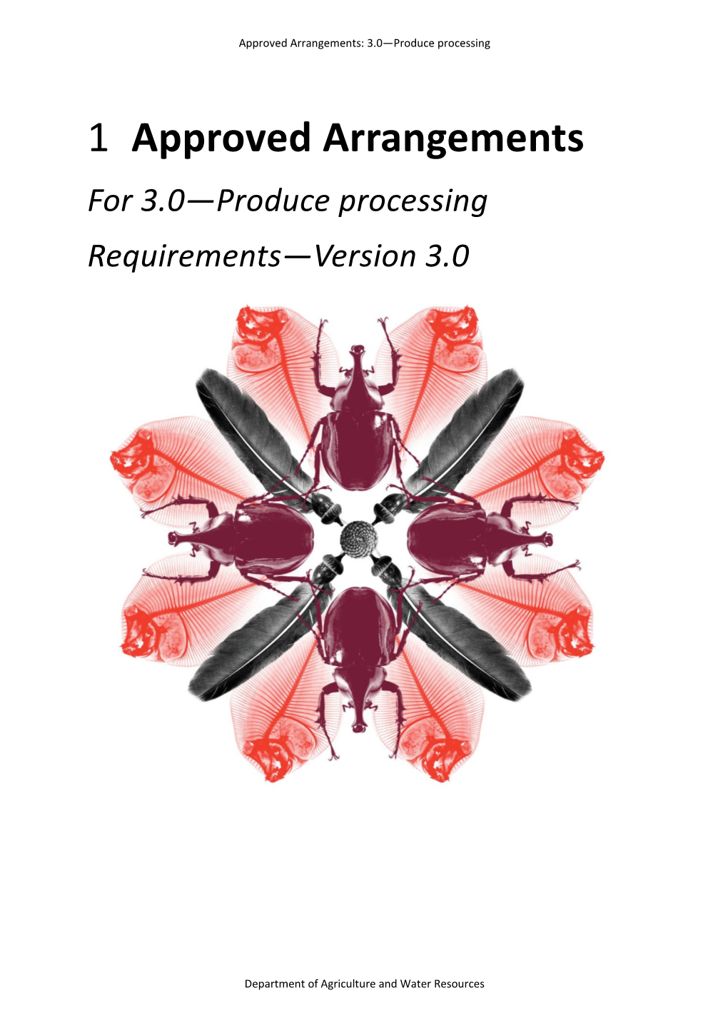 Approved Arrangements for 3.0 - Produce Processing