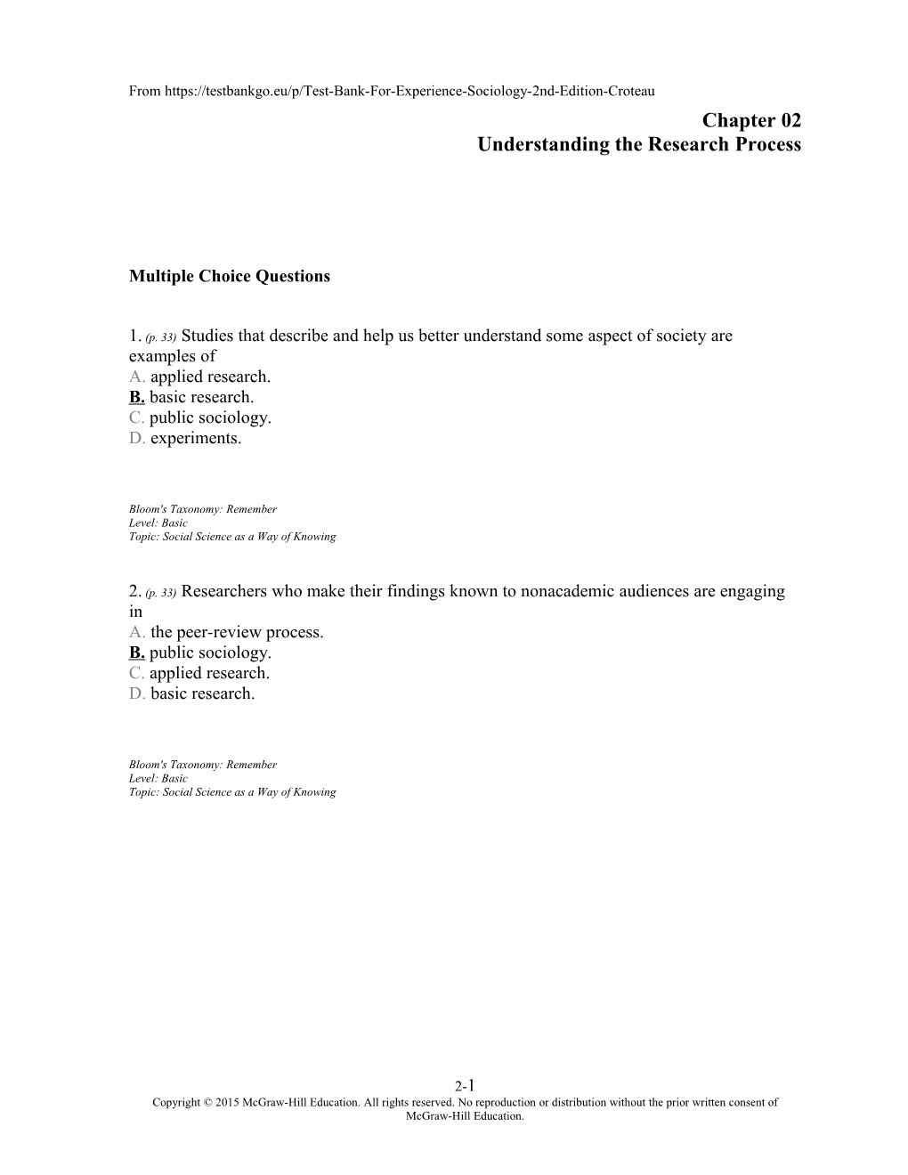 Chapter 02 Understanding the Research Process