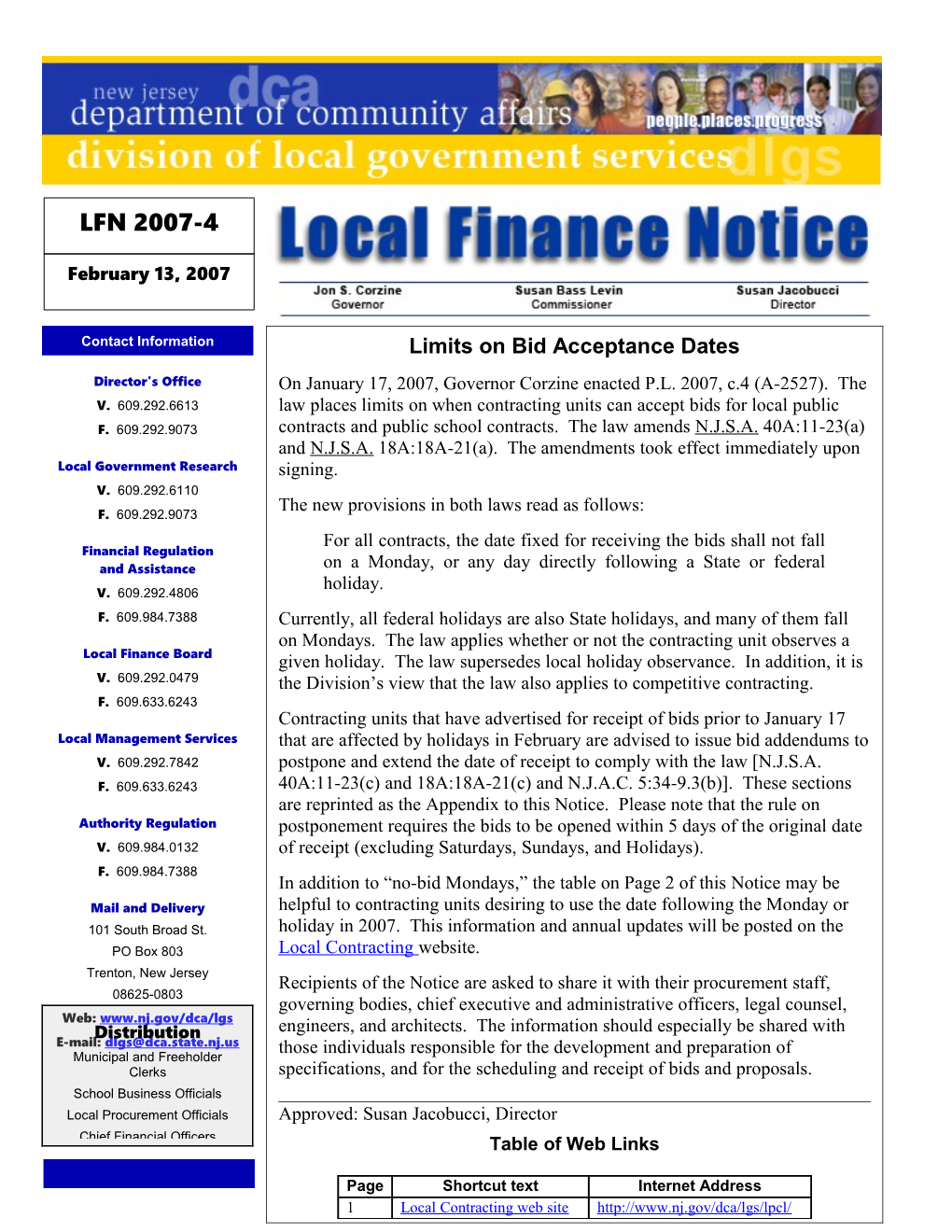 Local Finance Notice 2007-4February 13, 2007Page 1