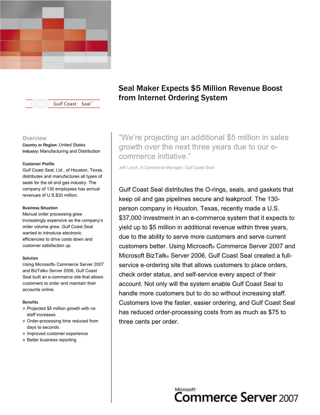 Writeimage CEP Seal Maker Expects $5 Million Revenue Boost from Internet Ordering System