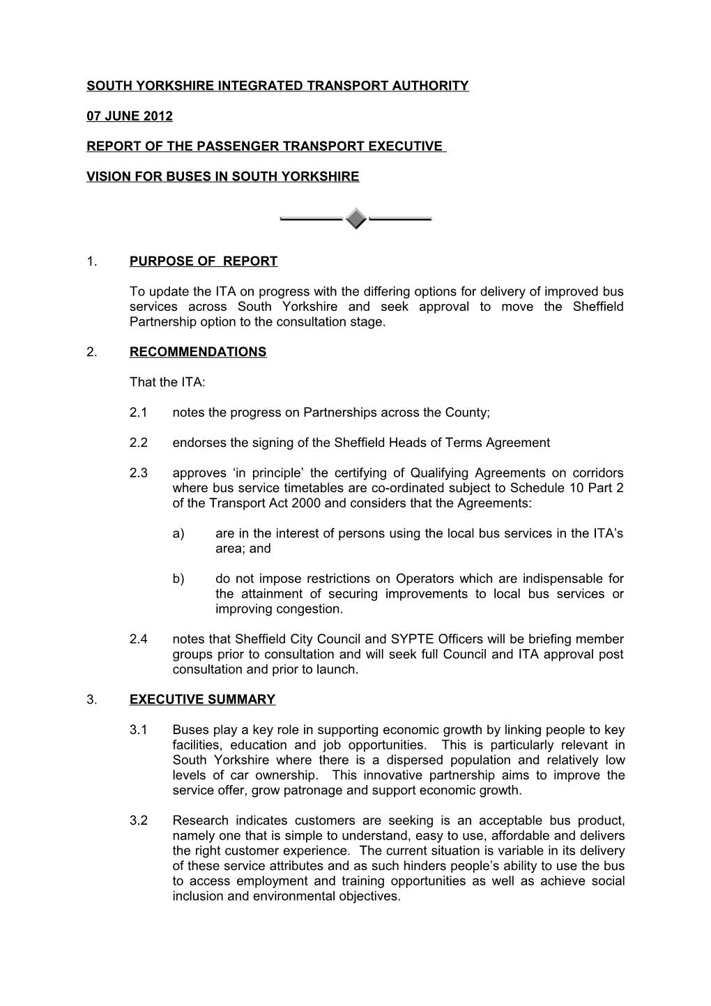 South Yorkshire Integrated Transport Authority