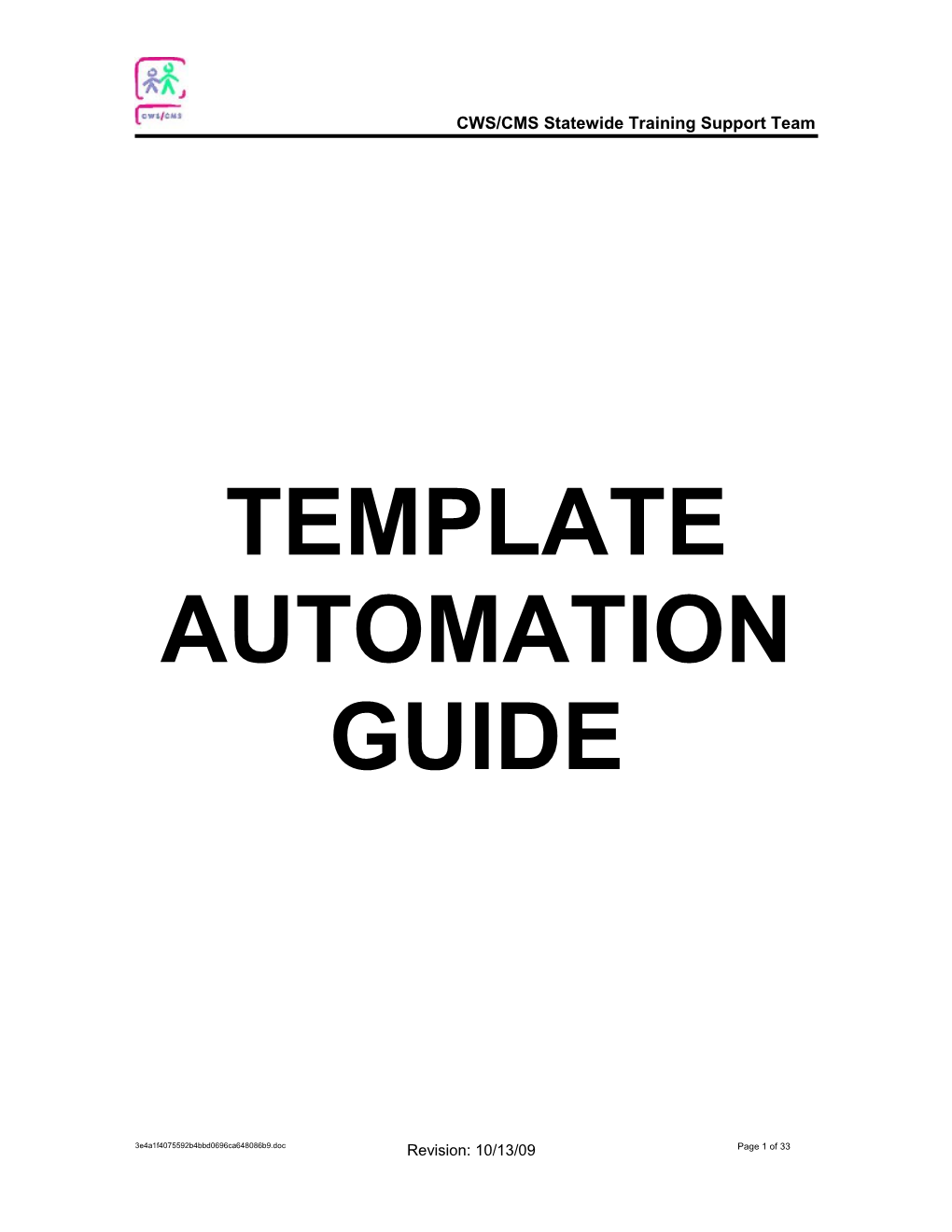 Template Automation
